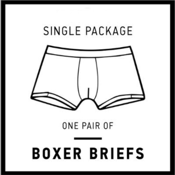 Singlepack Logo Boxers in white