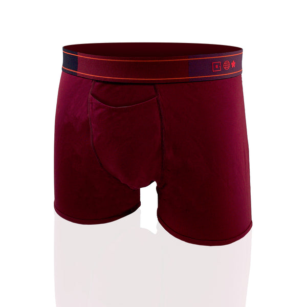 The Burgundy Boxer Brief