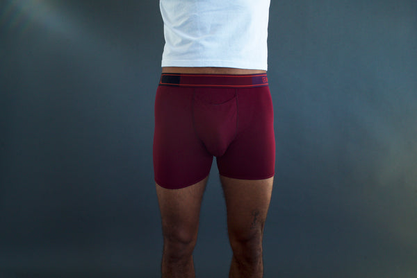 The Burgundy Boxer Brief