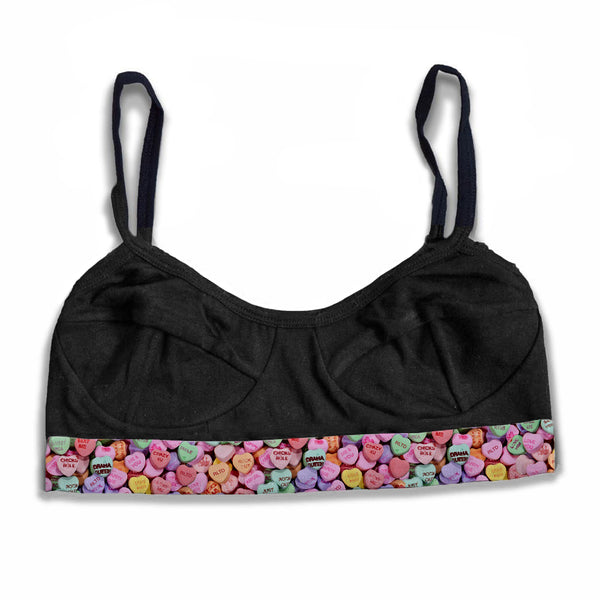 Candy Hearts Bralette - Related Garments
